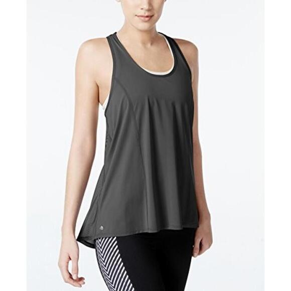 Ideology Tops - Ideology Womens Mesh Racerback Swing Tank Top Size S